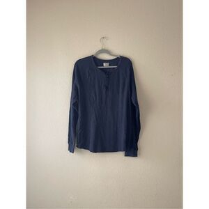 Lucky brand thermal Henley‎ long sleeve sweater xxl